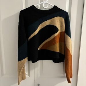 Oak + Fort Colour Block Sweater